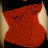 burgundy-corset